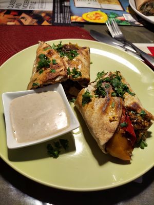 Falafel cheesestake at iCreate Cafe in Pottstown