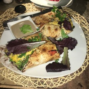 Veggie burrito  at iCreate Cafe in Pottstown