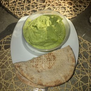 Spinach hummus at iCreate Cafe in Pottstown