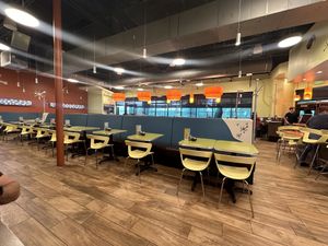 Inside - tables  at Snooze in Plano