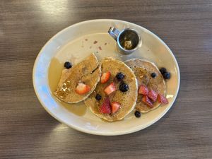 Vegan pancakes  at Snooze in Plano