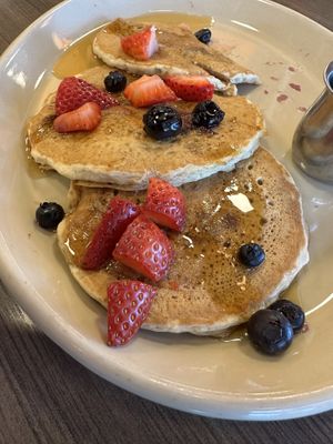 Vegan pancakes  at Snooze in Plano