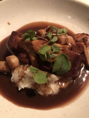 Eggplant cutlet  at Crossroads Kitchen in Los Angeles