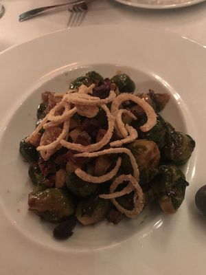 Brussels sprouts! at Crossroads Kitchen in Los Angeles