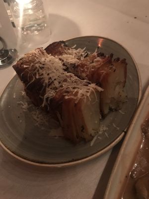 Truffle potatoes at Crossroads Kitchen in Los Angeles