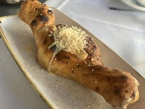 Khachapuri at Crossroads Kitchen in Los Angeles