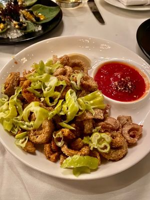 Calamari Fritti at Crossroads Kitchen in Los Angeles