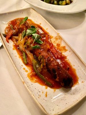 Homemade Italian Sausage at Crossroads Kitchen in Los Angeles
