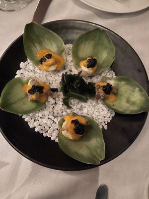 Artichoke. Great starter  at Crossroads Kitchen in Los Angeles