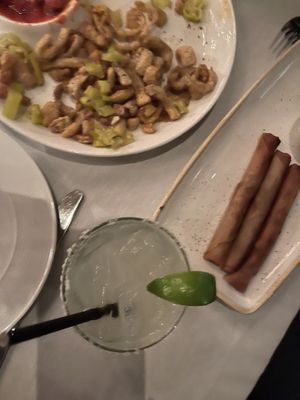 Impossible cigars and calamari. Must eat!!  at Crossroads Kitchen in Los Angeles