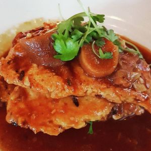 Chik'n Marsala at Crossroads Kitchen in Los Angeles