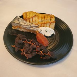 Amazing cheese platter at Crossroads Kitchen in Los Angeles