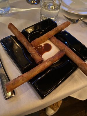Impossible Taquitos (Cigars)   at Crossroads Kitchen in Los Angeles