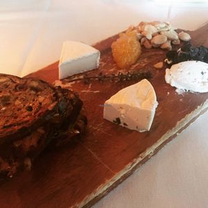 Kite Hill cheese plate at Crossroads Kitchen in Los Angeles