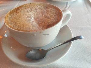 cappuccino  at Crossroads Kitchen in Los Angeles