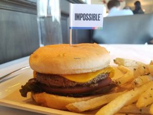 Impossible Burger at Crossroads at Crossroads Kitchen in Los Angeles
