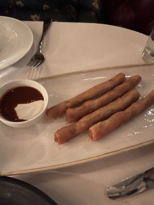 Impossible cigars  at Crossroads Kitchen in Los Angeles