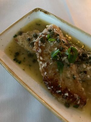 Picatta (you get 4)  at Crossroads Kitchen in Los Angeles