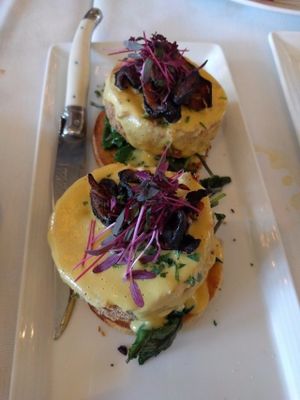 benedict at Crossroads Kitchen in Los Angeles