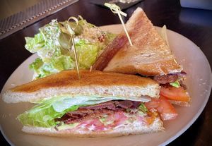 The kilt bacon was fantastic!   at Crossroads Kitchen in Los Angeles