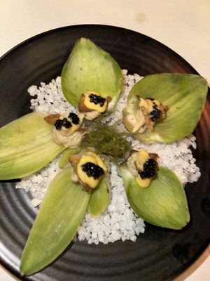 Oysters  at Crossroads Kitchen in Los Angeles