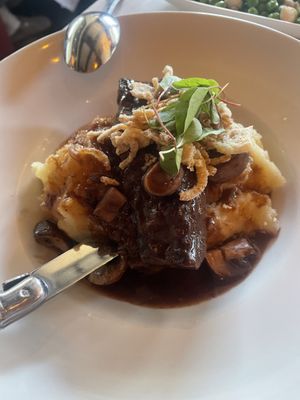 Eggplant short rib   at Crossroads Kitchen in Los Angeles