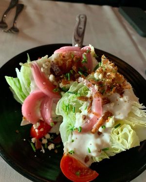 Wedge salad at Crossroads Kitchen in Los Angeles