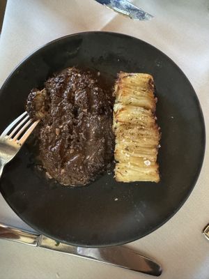 Lions mane steak  at Crossroads Kitchen in Los Angeles