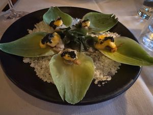 Artichoke Oysters at Crossroads Kitchen in Los Angeles