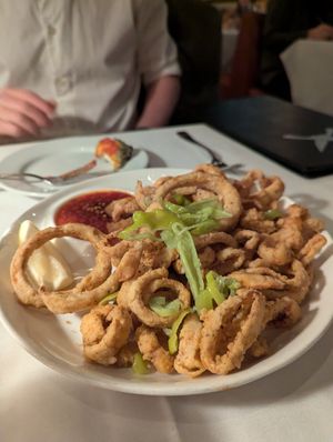 Calamari at Crossroads Kitchen in Los Angeles