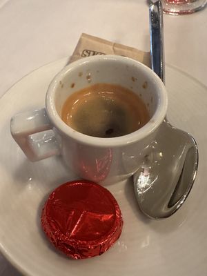 A little espresso   at Crossroads Kitchen in Los Angeles