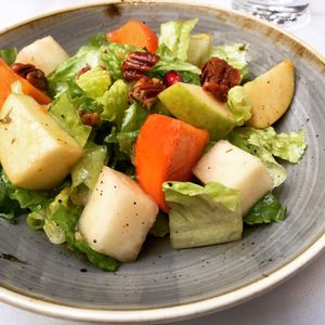 Autumn chop salad  at Crossroads Kitchen in Los Angeles