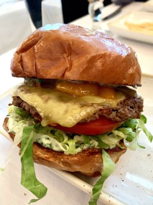 The Impossible Burger at Crossroads Kitchen in Los Angeles