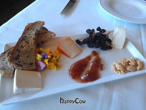 Kite hill Cheese plate at Crossroads Kitchen in Los Angeles