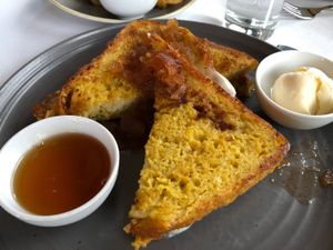 French toast  at Crossroads Kitchen in Los Angeles