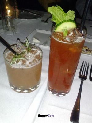 cocktails at Crossroads Kitchen in Los Angeles