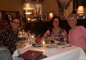 Beautiful fine dining atmosphere at Crossroads Kitchen in Los Angeles