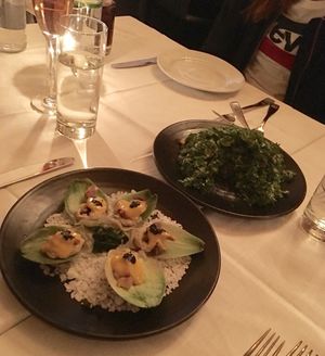 Part of the seven course meal👌🌱 at Crossroads Kitchen in Los Angeles