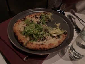 Truffle Bianca Pizza at Crossroads Kitchen in Los Angeles