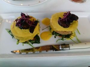 benedict at Crossroads Kitchen in Los Angeles