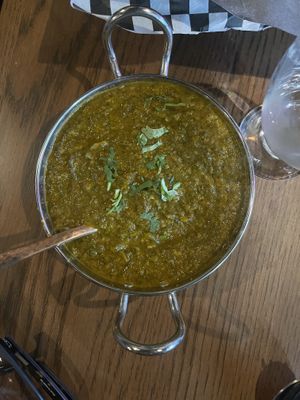 Vegan Saag - made without Paneer   at Jannat-E-Punjab in Guelph