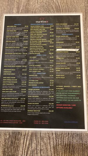   at Chai 'N' Chilli in Melbourne