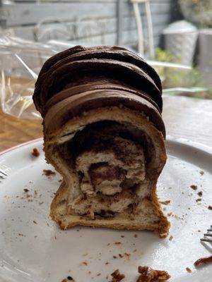 Cinnamon bread   at Hygge Cafe Vegan Bakery - 휘게 카페 비건베이커리 in Gangreung