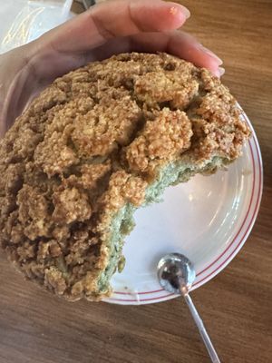 Fluffy inside crispy outside   at Hygge Cafe Vegan Bakery - 휘게 카페 비건베이커리 in Gangreung