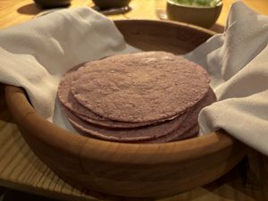 Corn tortillas   at Casa Playa in Las Vegas
