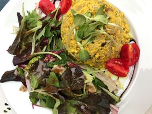 dinner at Cafe Harvest in Vienna