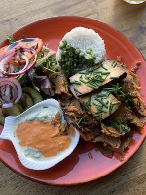 Gyros #Veganuary at Cafe Harvest in Vienna