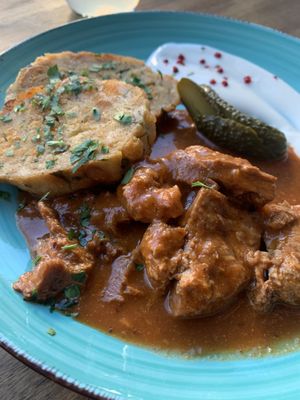 Gulasch #Veganuary at Cafe Harvest in Vienna