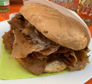 Schöner Döner (Gemüse war auch noch drin)  at Cafe Harvest in Vienna