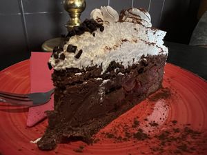 Chocolate pie   at Cafe Harvest in Vienna